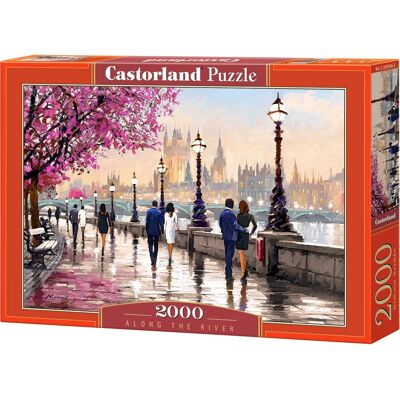 Castorland Stad langs de rivier 2000 stukjes Puzzel Castorland Stad langs de rivier 2000 stukjes Puzzel