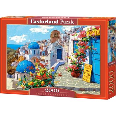 Castorland Wiosna na Santorini 2000 elementów Puzzle Castorland Wiosna na Santorini 2000 elementów Puzzle