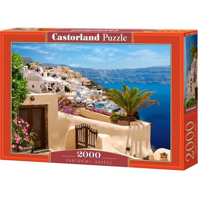 Castorland Santorini Griechenland 2000 Teile Puzzle - Landschaft Puzzle Castorland Santorini Griechenland 2000 Teile Puzzle - Landschaft Puzzle