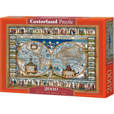 Castorland 1639 Weltkarte Puzzle - 2000 Teile Castorland 1639 Weltkarte Puzzle - 2000 Teile
