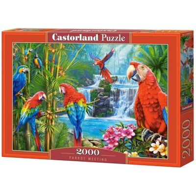Castorland Parrot Meeting Puzzel 2000 Stukjes Castorland Parrot Meeting Puzzel 2000 Stukjes