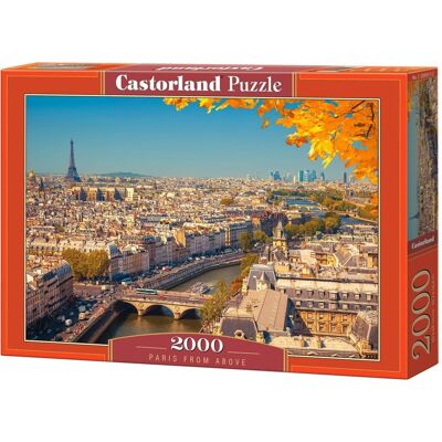 Castorland Puzzle Paříž shora 2000 dílků - Puzzle Castorland Puzzle Paříž shora 2000 dílků - Puzzle