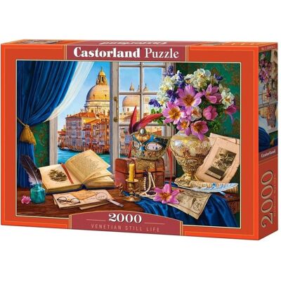 Castorland Puzzle 2000 Kousků Venezijský Still Life - Puzzle Castorland Puzzle 2000 Kousků Venezijský Still Life - Puzzle