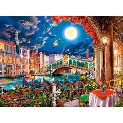 Castorland Puzzle 2000 Teile Romantische Venedig Szene Castorland Puzzle 2000 Teile Romantische Venedig Szene