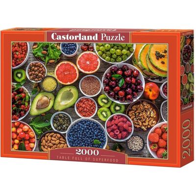 Puzzle Castorland 2000 dílků - Plné Superpotravin Puzzle Castorland 2000 dílků - Plné Superpotravin