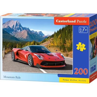 Castorland B-222049 Puzzel - 200 Stukken Bergwandeling - Puzzel Castorland B-222049 Puzzel - 200 Stukken Bergwandeling - Puzzel