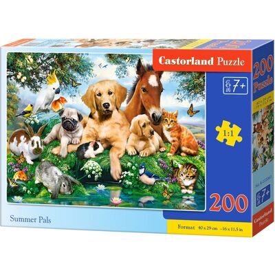 Castorland B-222063 Puzzel - Dieren - 200 stuks Castorland B-222063 Puzzel - Dieren - 200 stuks