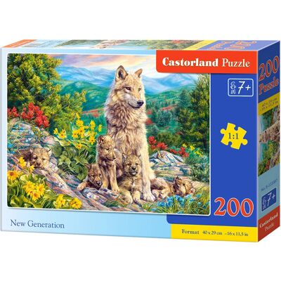 Castorland B-222087 Puzzle - Tiere - 200 Stücke Castorland B-222087 Puzzle - Tiere - 200 Stücke