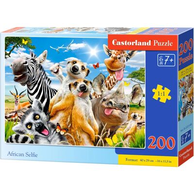 Castorland B-222148 Puzzel - Dieren - 200 stuks Castorland B-222148 Puzzel - Dieren - 200 stuks