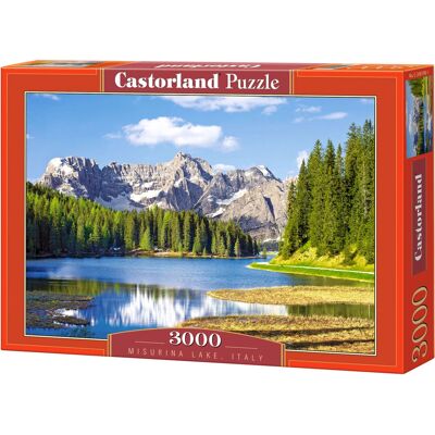 Castorland Lac Misurina 3000 pièces Puzzle - Paysage - Publicité Castorland Lac Misurina 3000 pièces Puzzle - Paysage - Publicité