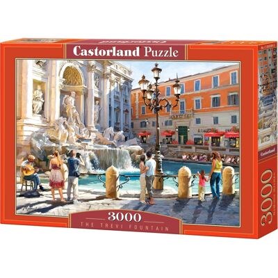 Castorland Fontanna di Trevi 3000 elementów Puzzle - Miasto Castorland Fontanna di Trevi 3000 elementów Puzzle - Miasto