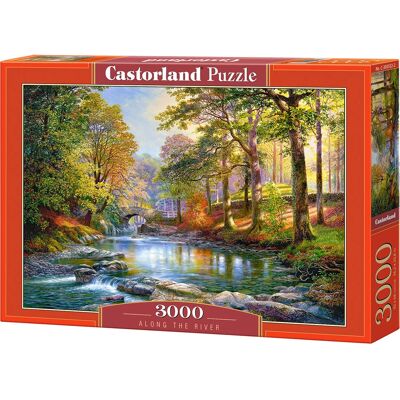 Castorland Puzzle U řeky 3000 dílků - Krajina Castorland Puzzle U řeky 3000 dílků - Krajina