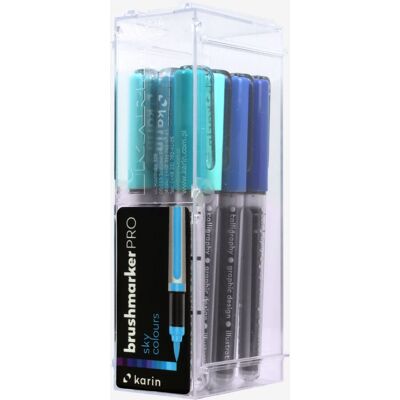Karin BrushmarkerPRO - Himmel Färger - Filzstift-Set - 12 pcs Karin BrushmarkerPRO - Himmel Färger - Filzstift-Set - 12 pcs