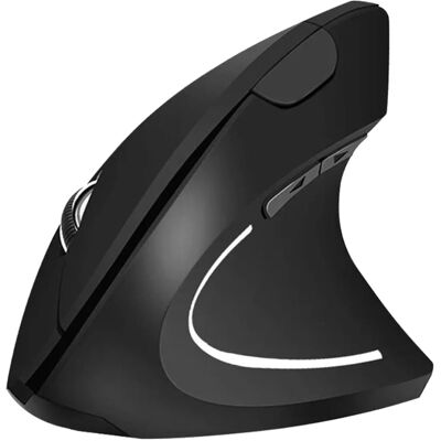 Izoxis 21799 Bezprzewodowa pionowa myszka - Ergonomiczna, 6 przycisków, czarna Izoxis 21799 Bezprzewodowa pionowa myszka - Ergonomiczna, 6 przycisków, czarna