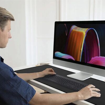 Izoxis Stor Mus- og Tastaturmåtte - Vandsikker, Skridsikker - 89cm Izoxis Stor Mus- og Tastaturmåtte - Vandsikker, Skridsikker - 89cm
