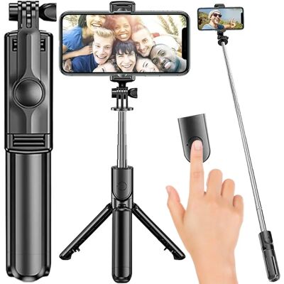 Izoxis 23518 Selfie Stick/Tripod med Bluetooth fjernbetjening Izoxis 23518 Selfie Stick/Tripod med Bluetooth fjernbetjening