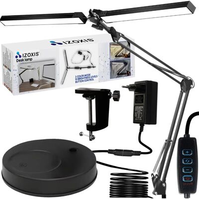 Izoxis 24223 Lampka biurkowa do rysowania - Regulowana lampa LED na biurko Izoxis 24223 Lampka biurkowa do rysowania - Regulowana lampa LED na biurko