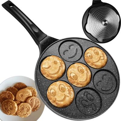 Ruhhy Pánev na Vejce a Palačinky - Emoji Design - 26cm Ruhhy Pánev na Vejce a Palačinky - Emoji Design - 26cm