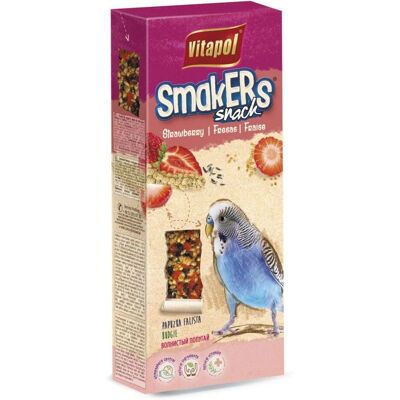 Vitapol Erdbeer Smakers - Vogelfutter Snacks - Wellensittich Vitapol Erdbeer Smakers - Vogelfutter Snacks - Wellensittich