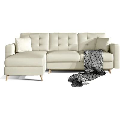 Anska 250cm - Canapea de colț reversibilă - Piele artificială de înaltă calitate Anska 250cm - Canapea de colț reversibilă - Piele artificială de înaltă calitate