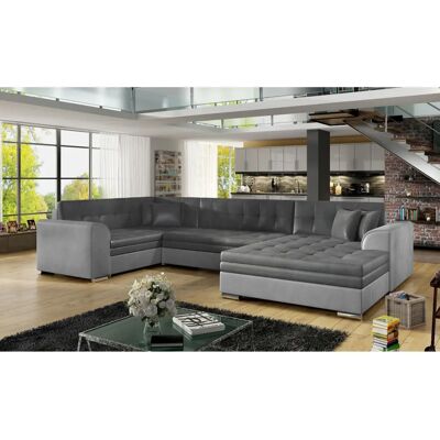 Canapea de colț din Velur Diana 340cm - Canapea extensibilă Canapea de colț din Velur Diana 340cm - Canapea extensibilă