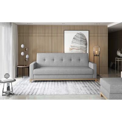 ELTAP Sofa Selene - Udklapningsfunktion, opbevaringsplads, træben - 3-personers ELTAP Sofa Selene - Udklapningsfunktion, opbevaringsplads, træben - 3-personers