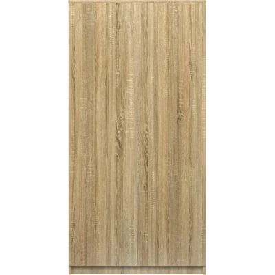 Topeshop SD-90 Eichenkleiderschrank - 7 Regale, 2 Türen Topeshop SD-90 Eichenkleiderschrank - 7 Regale, 2 Türen