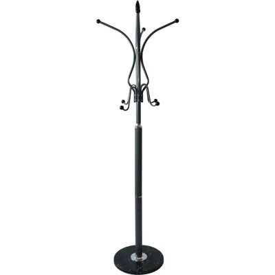 Colgador de Ropa Topeshop MARBLE SZARY - Moderno, 8 Ganchos, Base de Mármol Colgador de Ropa Topeshop MARBLE SZARY - Moderno, 8 Ganchos, Base de Mármol