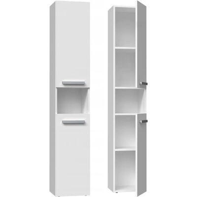 Topeshop NEL I BIEL Armadio bagno - Bianco Topeshop NEL I BIEL Armadio bagno - Bianco