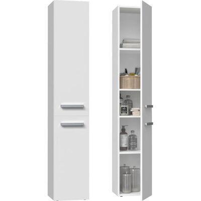 Topeshop NEL II Weiß Badezimmer Schrank Topeshop NEL II Weiß Badezimmer Schrank