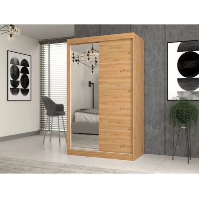 Topeshop - IGA 120 ART - Dąb Artisan - Scorrevole - Armadio Topeshop - IGA 120 ART - Dąb Artisan - Scorrevole - Armadio