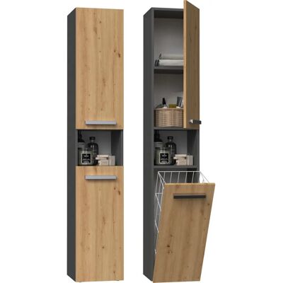 Topeshop NEL III ANT/ART Badschrank - Badezimmermöbel Topeshop NEL III ANT/ART Badschrank - Badezimmermöbel
