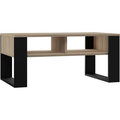 Topeshop Modern 2P Couchtisch - Rechteckige Form 2 Beine Topeshop Modern 2P Couchtisch - Rechteckige Form 2 Beine