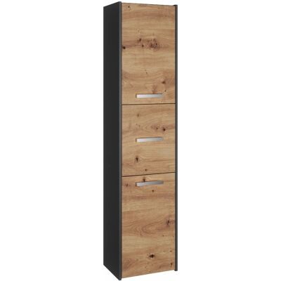 Topeshop S43 ANTRACYT/ARTISAN Bücherschrank - Büroregal Topeshop S43 ANTRACYT/ARTISAN Bücherschrank - Büroregal
