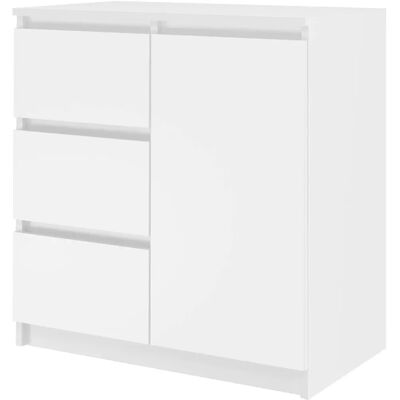 Topeshop 1D3S Weiß Kommode + Sideboard - Chest of Drawers Topeshop 1D3S Weiß Kommode + Sideboard - Chest of Drawers