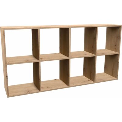 Topeshop Malax 2x4 Artisan Bücherregal - 8 Fächer Topeshop Malax 2x4 Artisan Bücherregal - 8 Fächer
