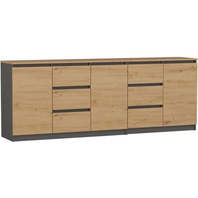 Topeshop COSTA ANT/ART BA KPL Komoda - Komoda Topeshop COSTA ANT/ART BA KPL Komoda - Komoda
