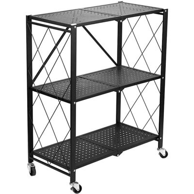 TOPESHOP Metallregal 72cm - Klappbarer Lagerregal - Küche, Garage TOPESHOP Metallregal 72cm - Klappbarer Lagerregal - Küche, Garage