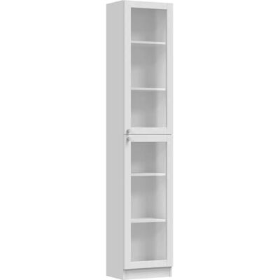 Topeshop W40 PAFOS BIA 2S KPL - Näyttävä vitriini ja buffet Topeshop W40 PAFOS BIA 2S KPL - Näyttävä vitriini ja buffet