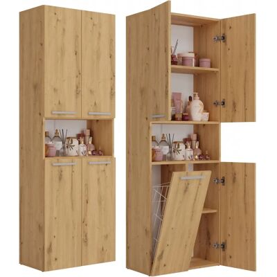Topeshop NEL 1K DK ART KPL Badezimmer-Schrank - Badschrank Topeshop NEL 1K DK ART KPL Badezimmer-Schrank - Badschrank