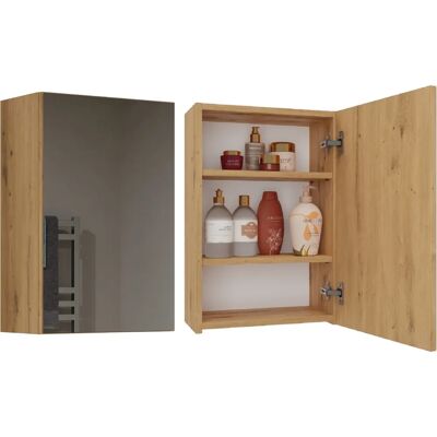Topeshop Pola 1DL Armario de baño de Roble - Almacenamiento Topeshop Pola 1DL Armario de baño de Roble - Almacenamiento
