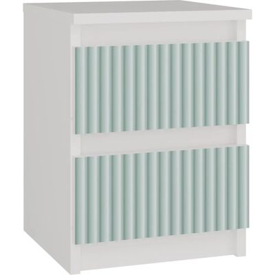 Topeshop M2 FR MINT - Nachttisch - Modern, 2 Schubladen - Europa Topeshop M2 FR MINT - Nachttisch - Modern, 2 Schubladen - Europa