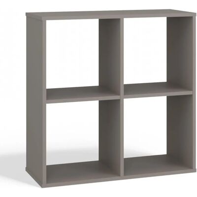 MARION - Étagère modulaire pour chambre/bureau/salon - 75x74x30cm - Étagère de rangement - Malax 2x2 Argile - Publicité MARION - Étagère modulaire pour chambre/bureau/salon - 75x74x30cm - Étagère de rangement - Malax 2x2 Argile - Publicité