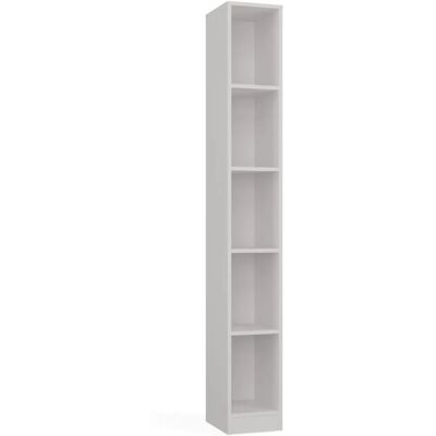 Onyx R25 Weiß Bücherregal - Bücher, Dekoration, 182x25x30 Onyx R25 Weiß Bücherregal - Bücher, Dekoration, 182x25x30