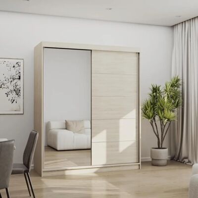 Armoire 2 portes marron - Meuble - Publicité Armoire 2 portes marron - Meuble - Publicité