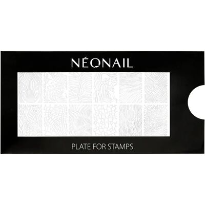 NEONAIL Modèle 12 - Plaque de Tampon Animaux Modernes - Publicité NEONAIL Modèle 12 - Plaque de Tampon Animaux Modernes - Publicité