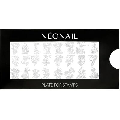 NEONAIL Modèle 18 Plaque de Stampage Florale - Publicité NEONAIL Modèle 18 Plaque de Stampage Florale - Publicité