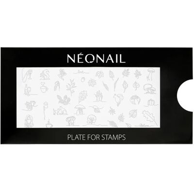 NEONAIL Modèle 24 - Feuille, Animal, Citation - Plaque de Stamper - Publicité NEONAIL Modèle 24 - Feuille, Animal, Citation - Plaque de Stamper - Publicité