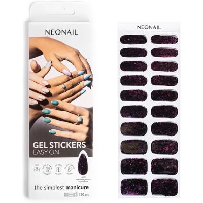 Neonail Easy On Gel Stickers - Pink, Purple, Gold - Gel Type Neonail Easy On Gel Stickers - Pink, Purple, Gold - Gel Type
