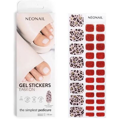 NEONAIL Rood Roze Glitter Patroon Nagelstickers - Nageltype NEONAIL Rood Roze Glitter Patroon Nagelstickers - Nageltype